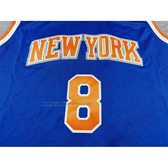Camiseta New York Knicks Og Anunoby NO 8 Icon 2025-26 Azul